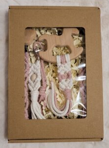 Zestaw rodzinny makrama konik