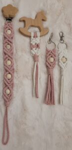 Zestaw rodzinny makrama konik