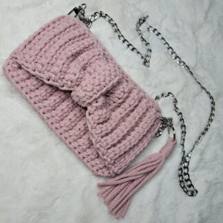 Mała torebka na szydełku